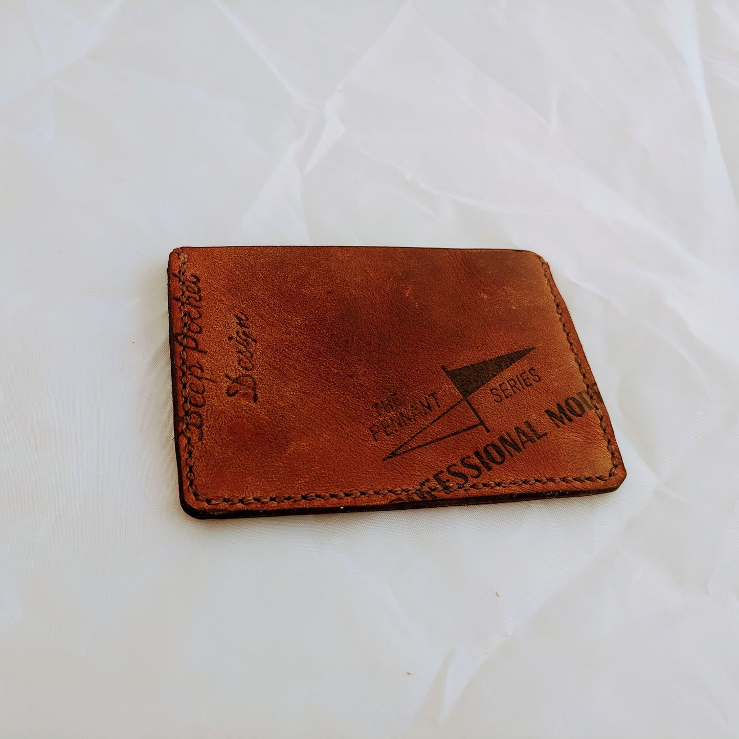 Cash Strap Cardholder. Wade Boggs Baseball Glove Wallet