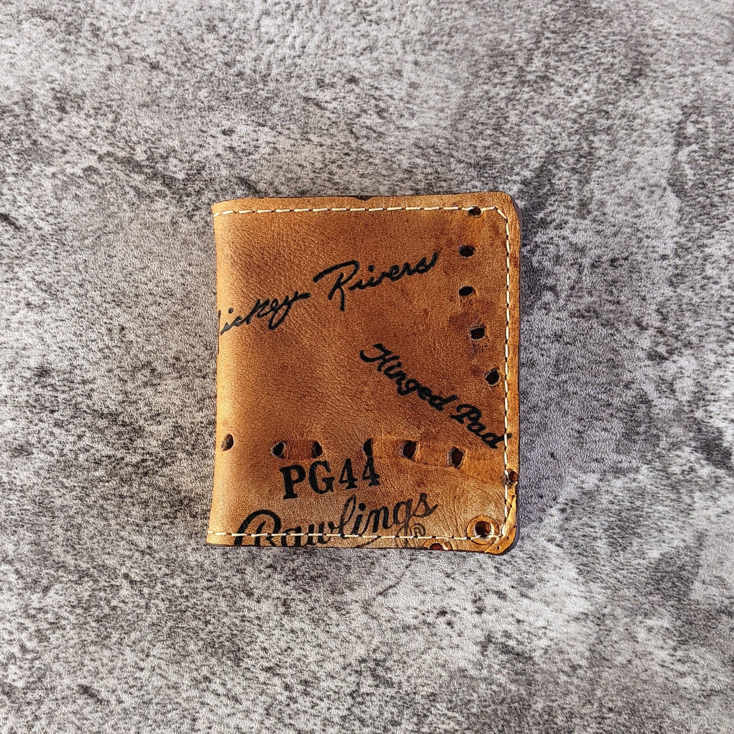Mickey Rivers Baseball Glove Wallet