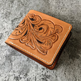 Western Tooled Classic Bifold Wallet
