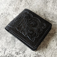 Western Tooled Classic Bifold Wallet
